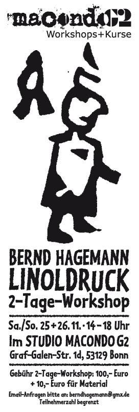 Bernd Hagemann: Workshop Linolschnitt