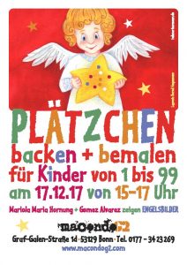 Flyer Plätzchen backen + bemalen am 17.12.2017 (c) Bernd Hagemann